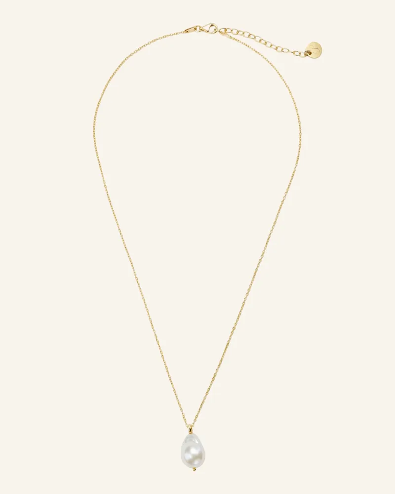 POMPIDOU Halsketten Elora Pearl By Glambou gold Gold