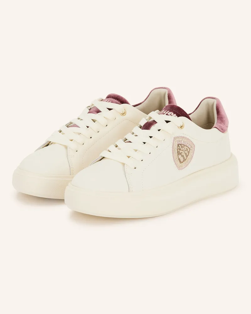 Blauer Sneaker VENUS01 Ecru