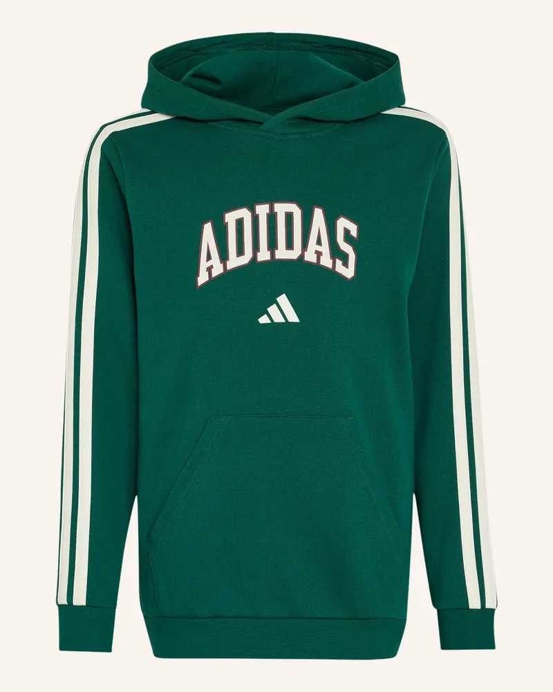 adidas Hoodie Codes Collegiate Graphic gruen Dunkelgrün
