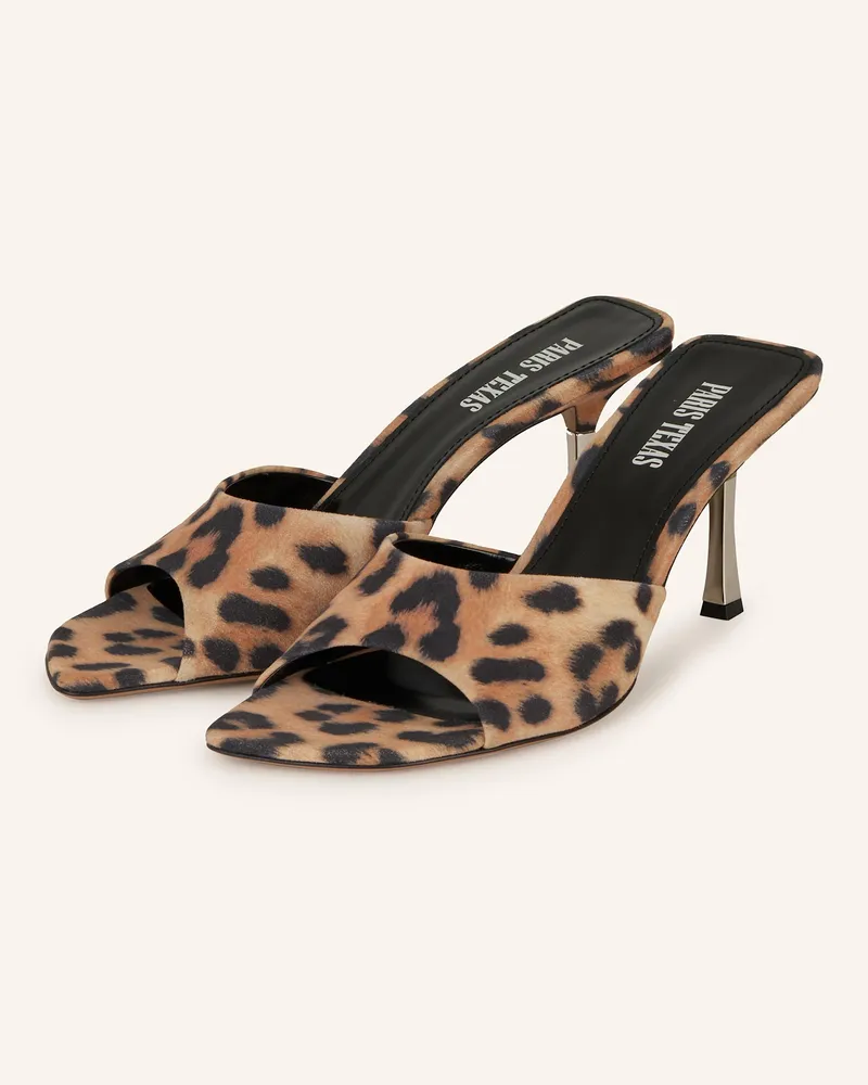 Paris Texas Mules LORENA 75 Hellbraun