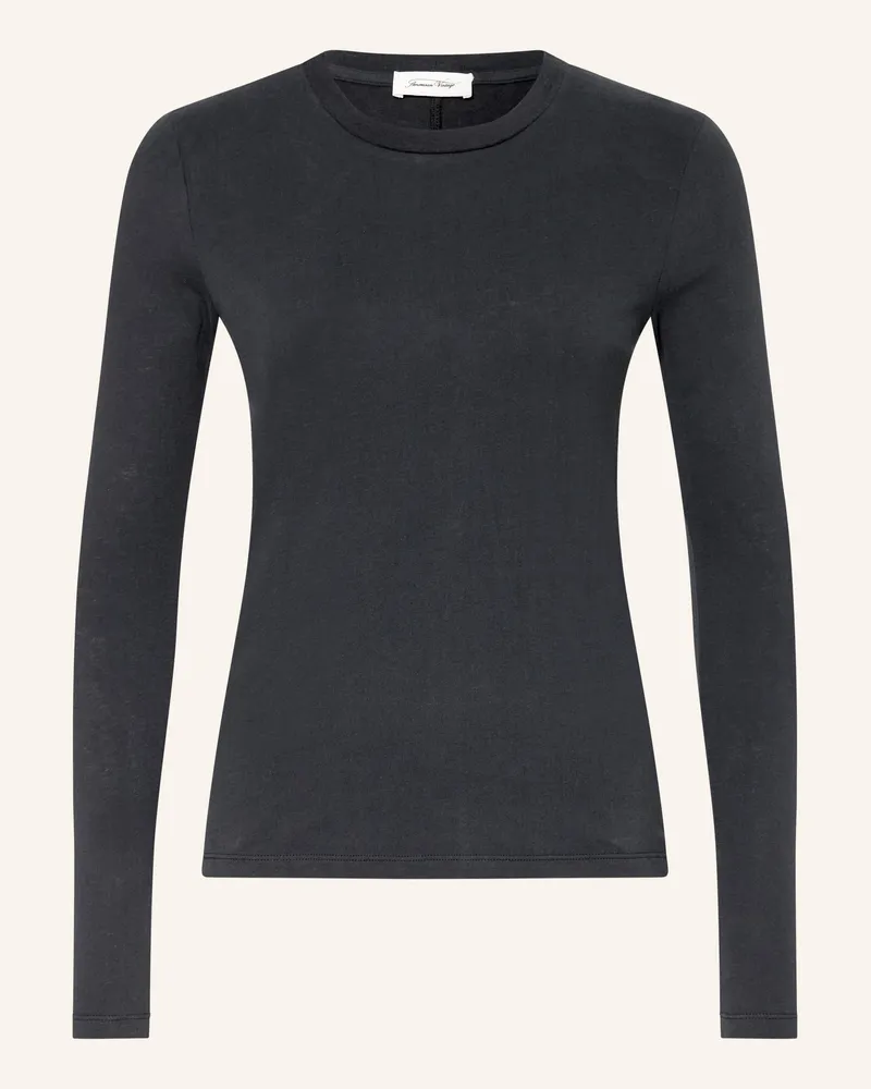 American Vintage Longsleeve Gamipy schwarz Schwarz
