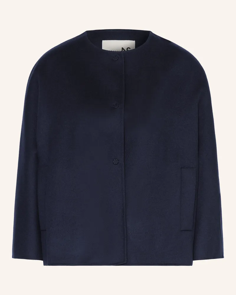 Manzoni 24 Kastenjacke blau Dunkelblau