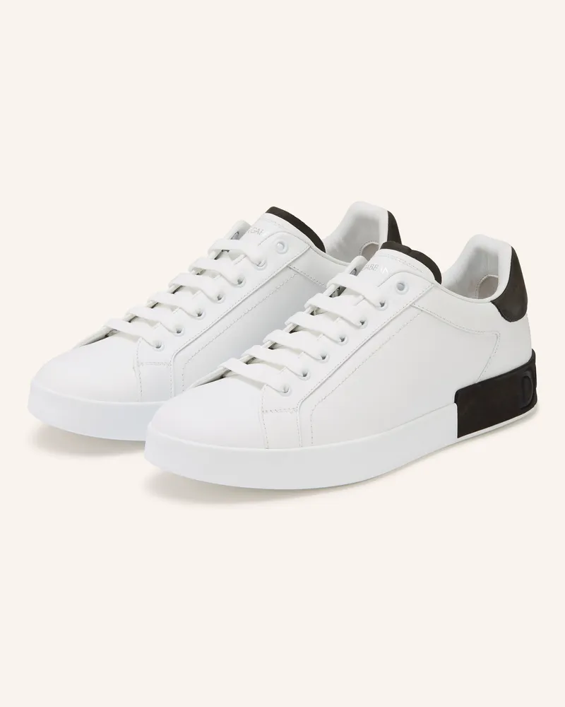 Dolce & Gabbana Sneaker schwarz Weiss