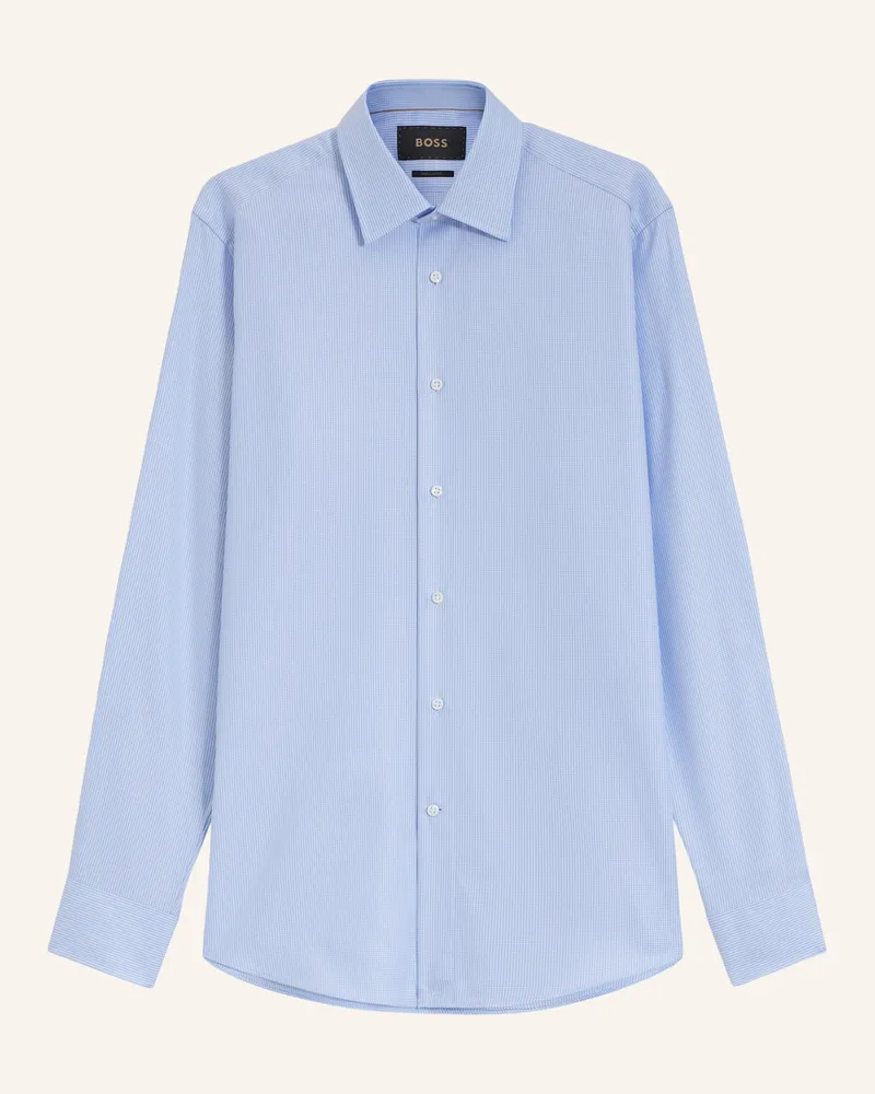 HUGO BOSS Shirt L-Josh-Kent-c1-243 Regular Fit blau Hellblau
