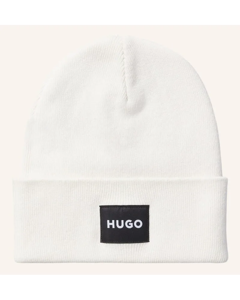 HUGO BOSS Strickmütze XEVON Weiss