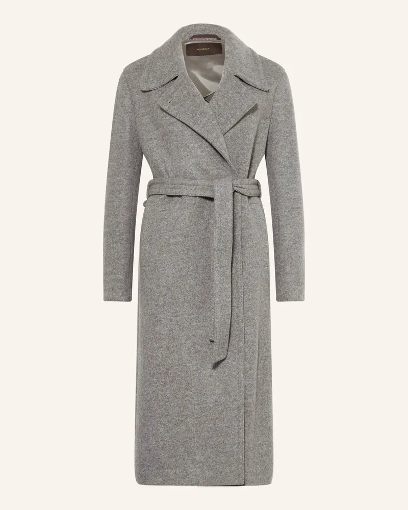 windsor. Wollmantel grau Grau