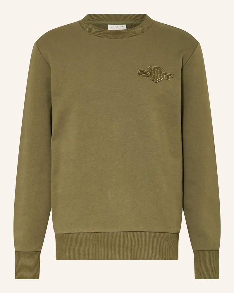 Gant Sweatshirt Oliv