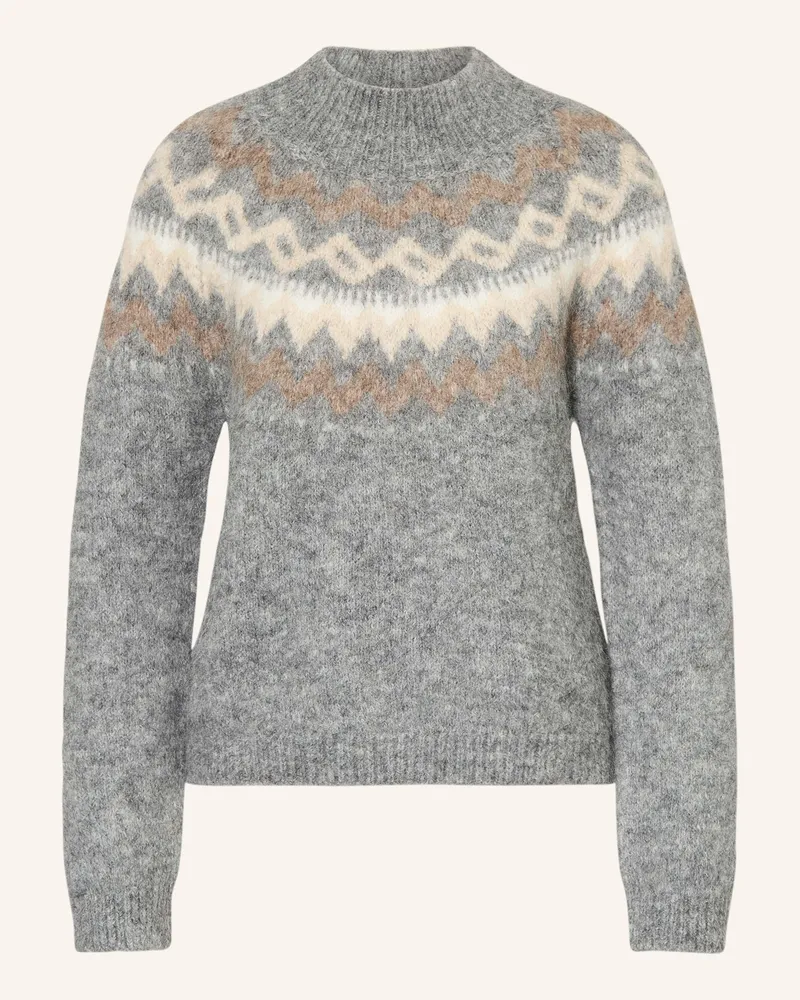 Darling Harbour Pullover Mit Alpaka grau Grau