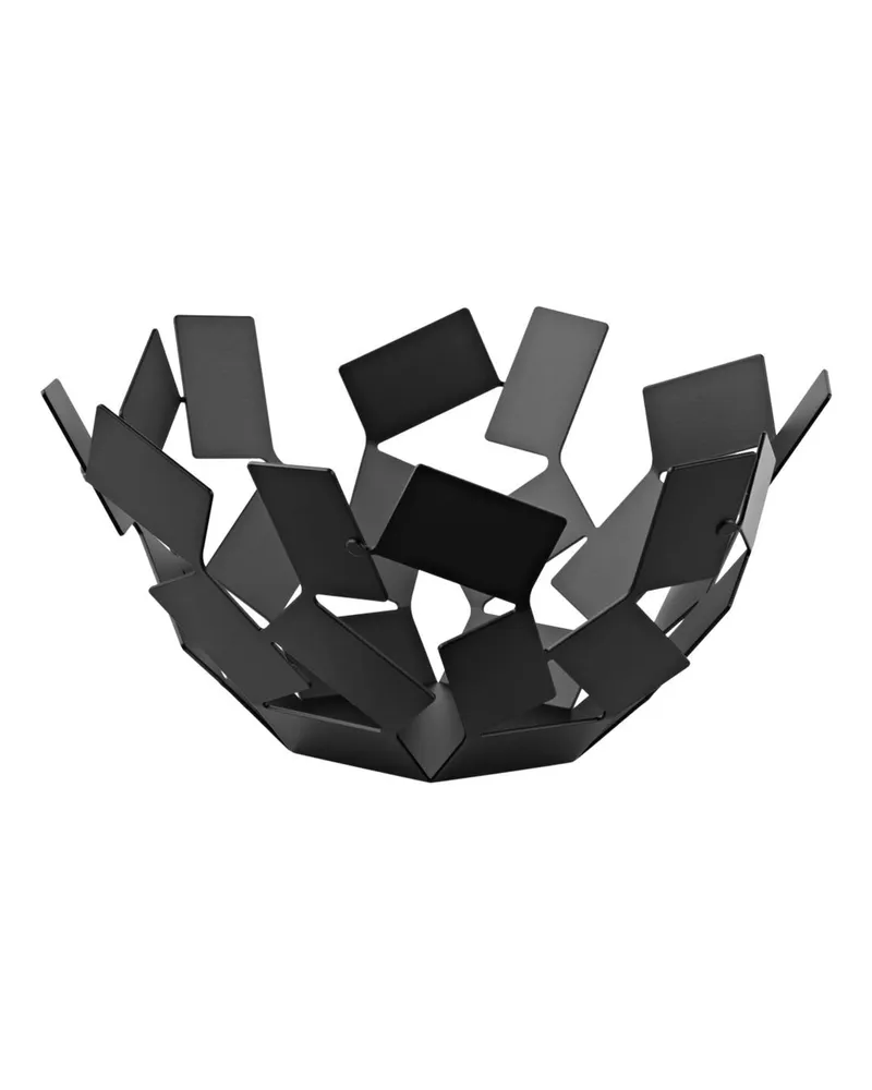 Alessi Obstschale LA STANZA DELLO SCIROCCO Schwarz