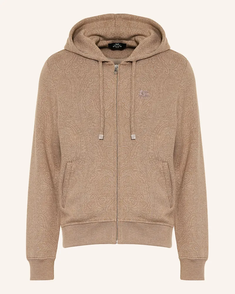 Etro Sweatjacke beige Hellbraun