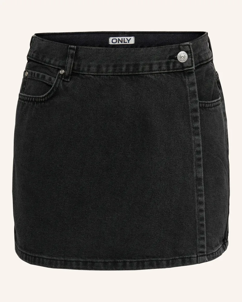 only Jeans-Skort schwarz Schwarz