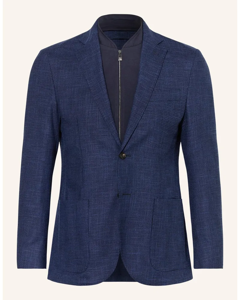 Corneliani Sakko Extra Slim Fit mit herausnehmbarer Blende Blau