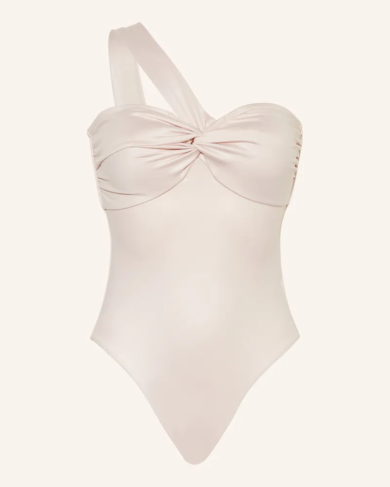 Seafolly Australia One-Shoulder-Badeanzug SOLEIL Creme