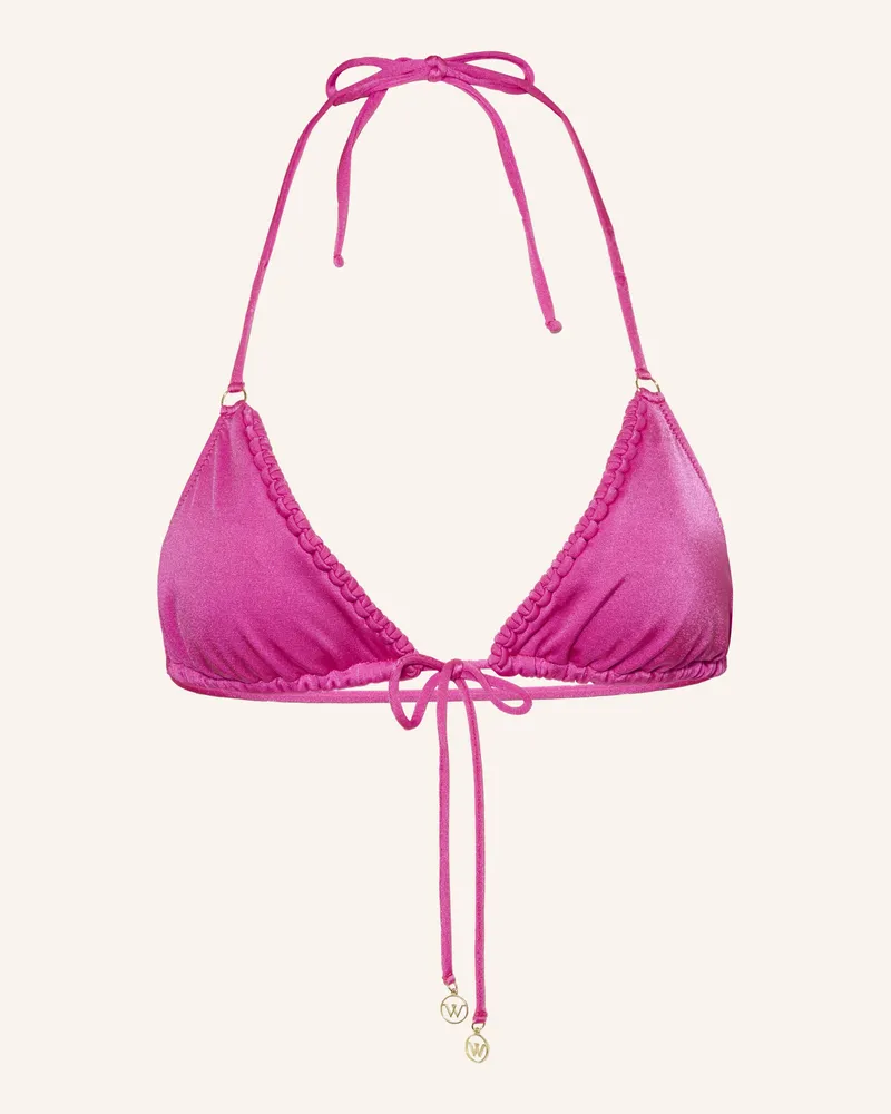watercult Triangel-Bikini-Top VIVA ENERGY Neonlila