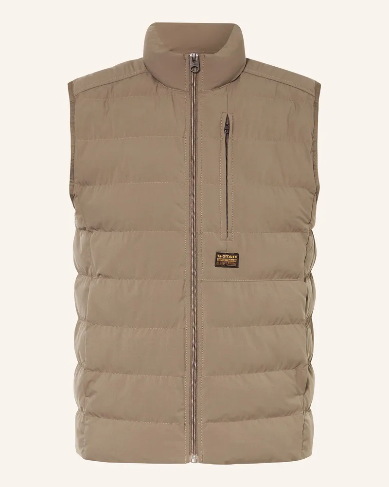 G-STAR RAW Steppweste FOUNDATION LINER Grün