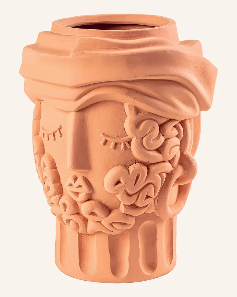 Seletti Vase Magna Graecia Man braun Orange