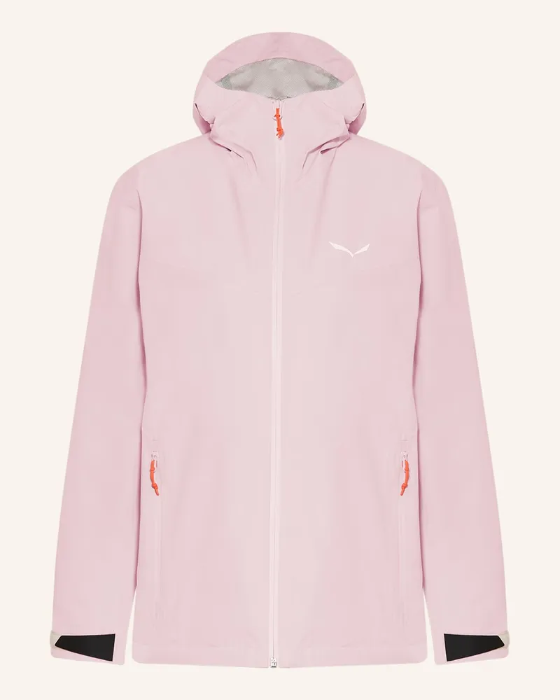 Salewa Hardshell-Jacke PUEZ 2.5L PTX Rosa