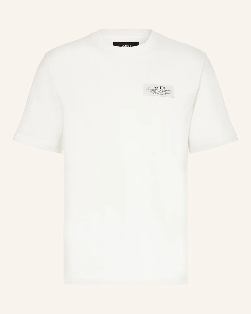 Amiri T-Shirt SPIRIT Weiss