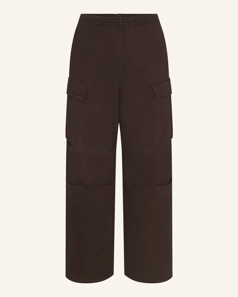 SKIMS Lounge-Sweatpants BOYFRIEND FLEECE Espresso