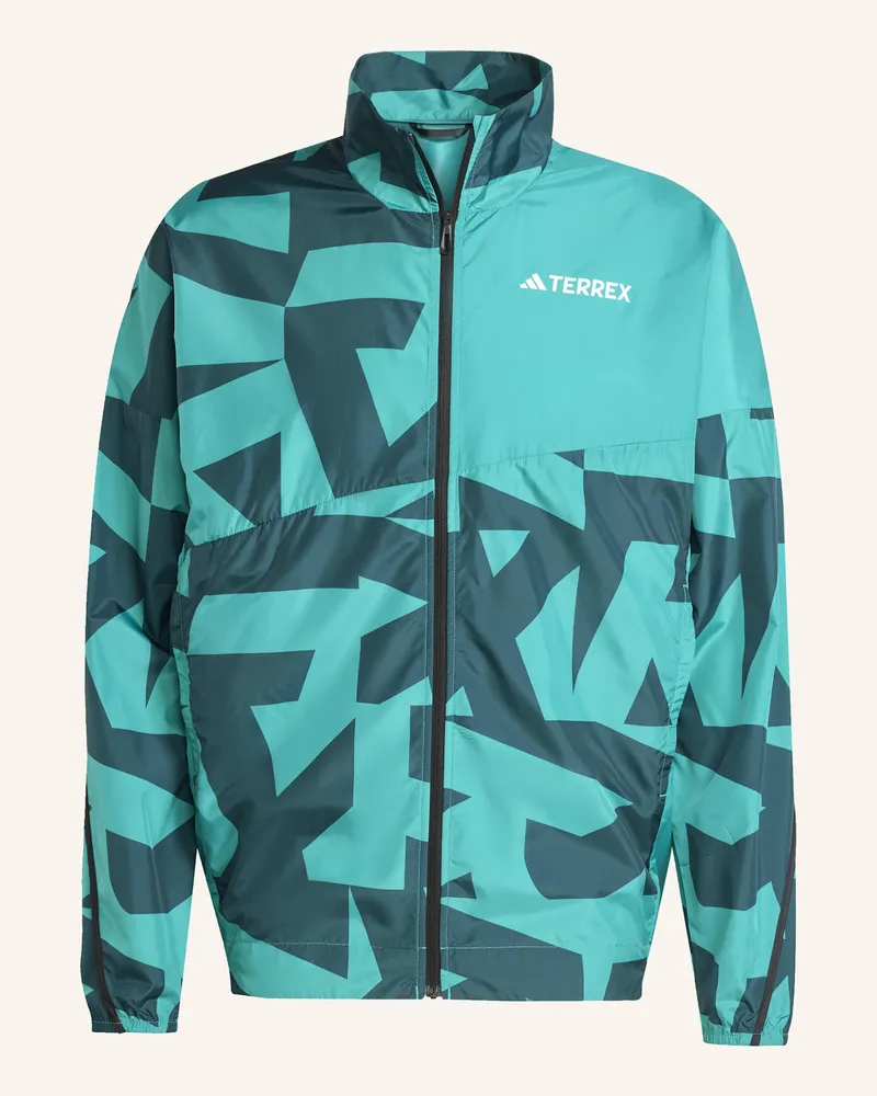 adidas Windbreaker TERREX MULTI PRINTED Türkis