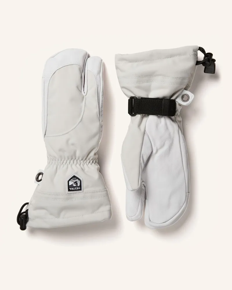 Hestra Skihandschuhe Heli Ski weiss Hellgrau