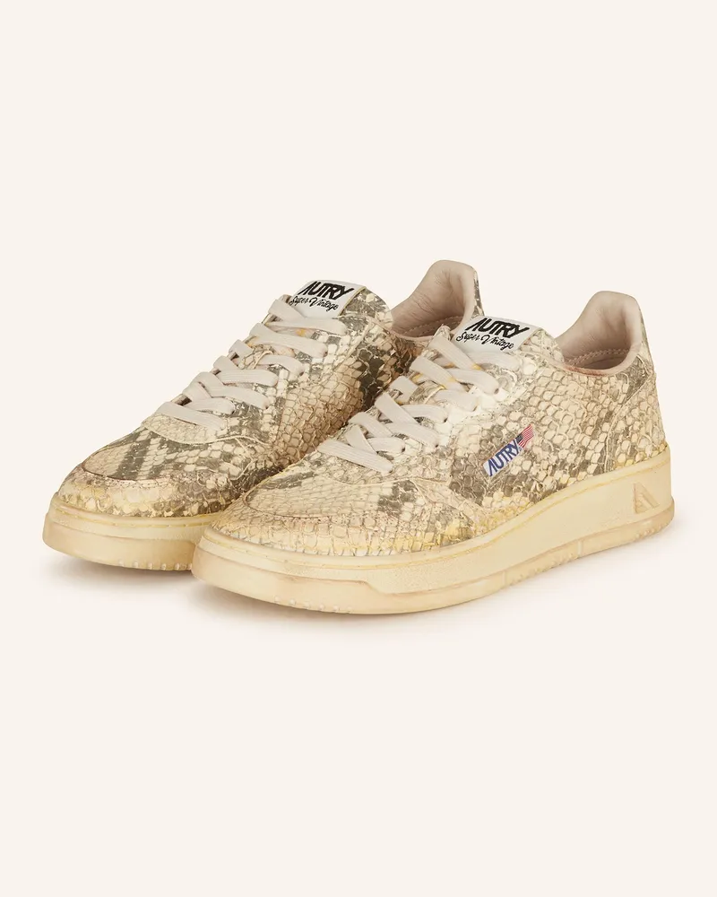 AUTRY Sneaker SUP VINT LOW Hellgelb
