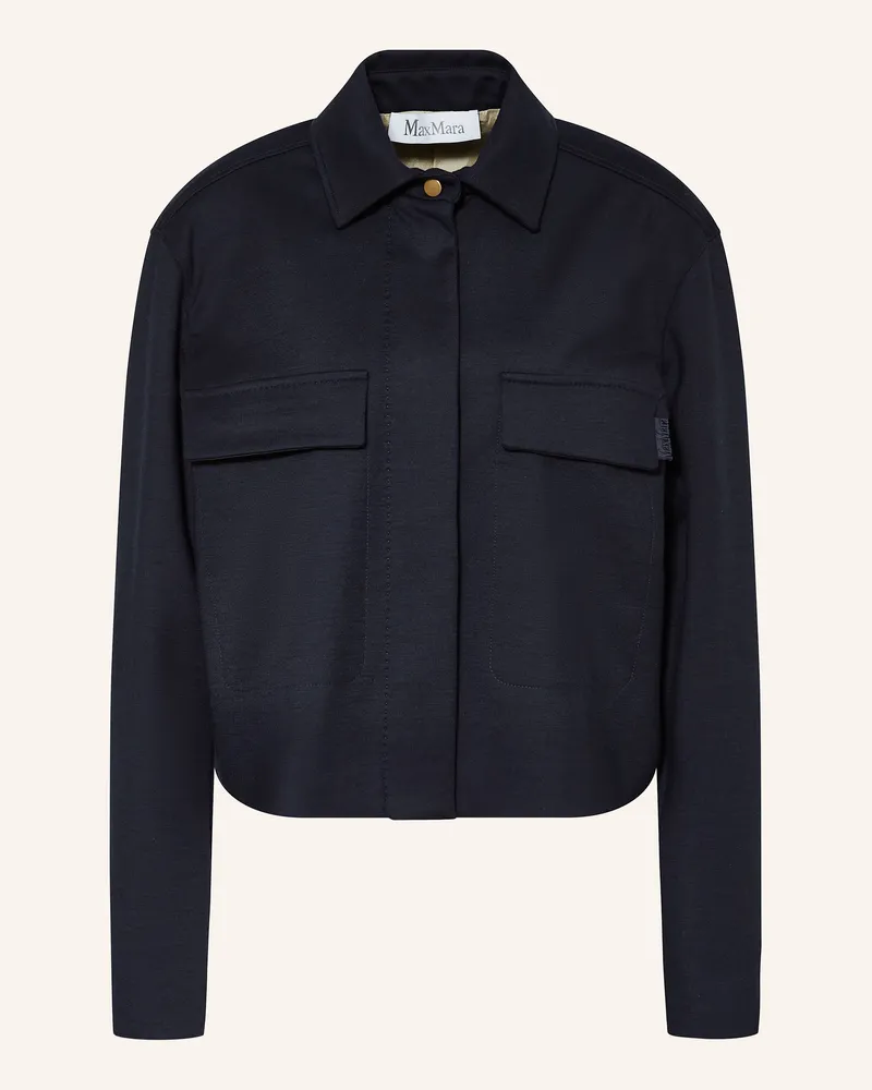 Max Mara Jacke Talamo blau Dunkelblau