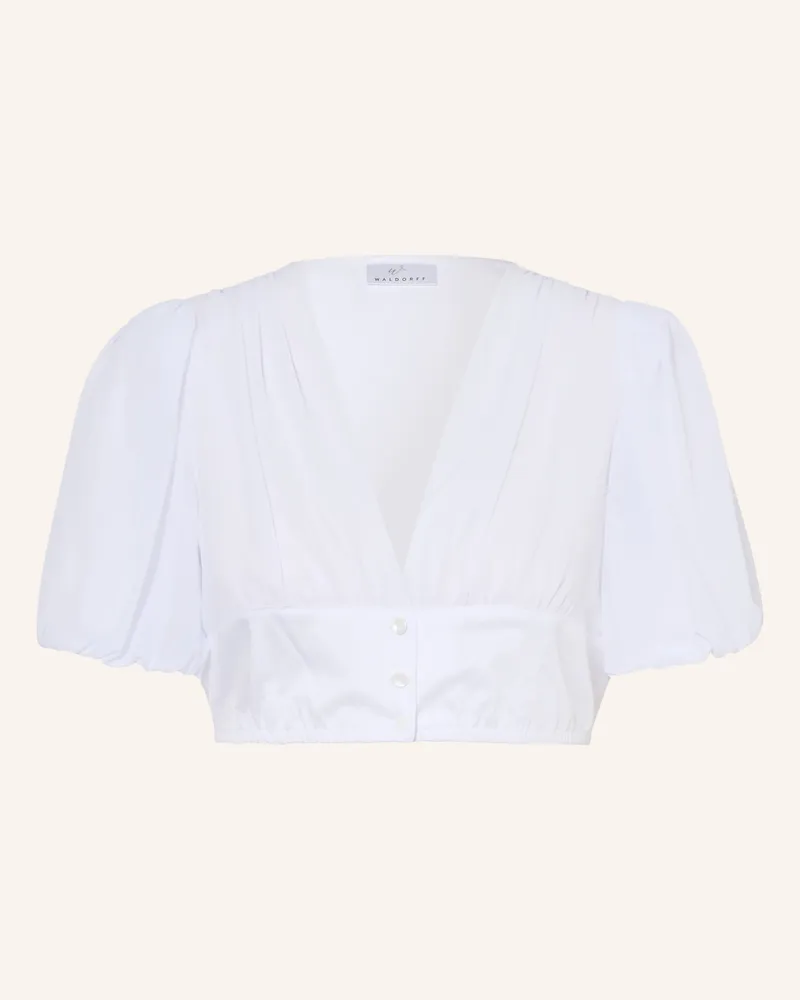 WALDORFF Dirndlbluse Malina weiss Weiss
