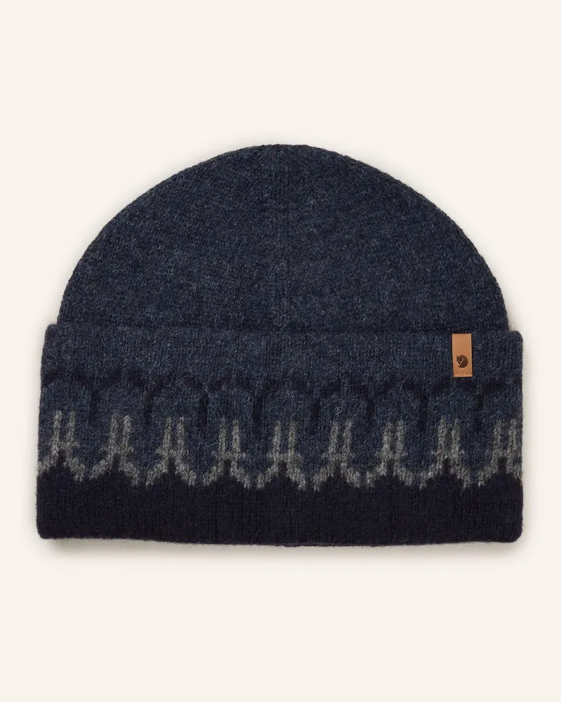 Fjäll Räven Multifunktionsmütze Övik Path blau Dunkelblau