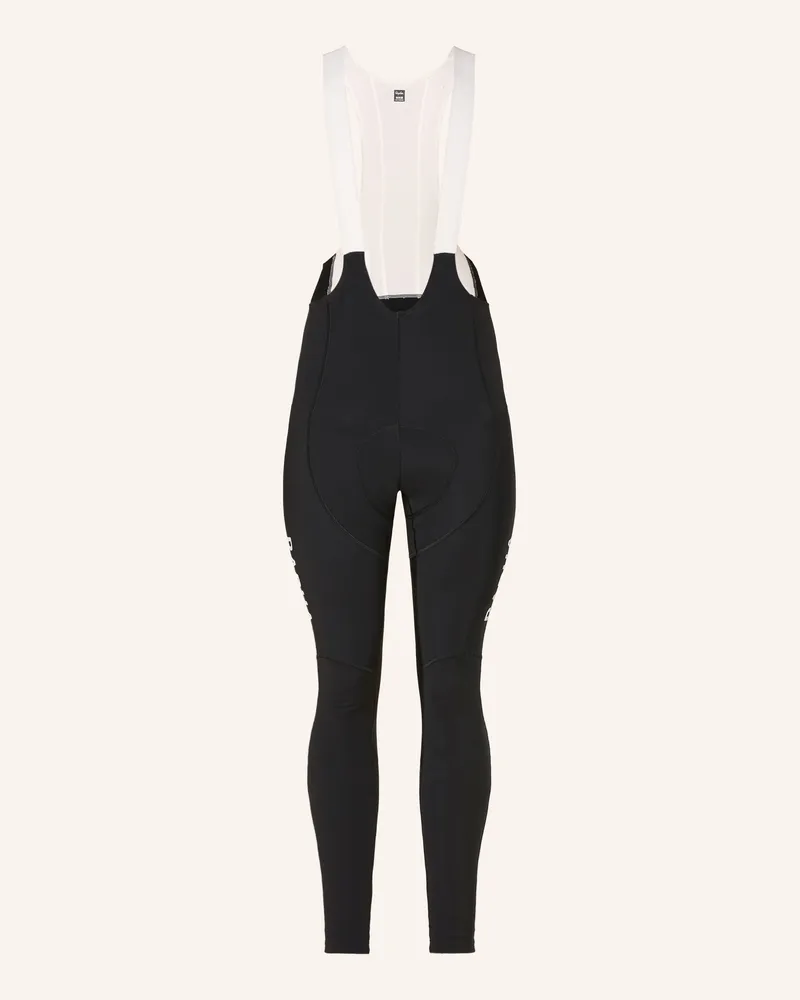 Rapha Radhose Pro Team Winter Mit Trägern Und Gepolstertem Einsatz schwarz Schwarz