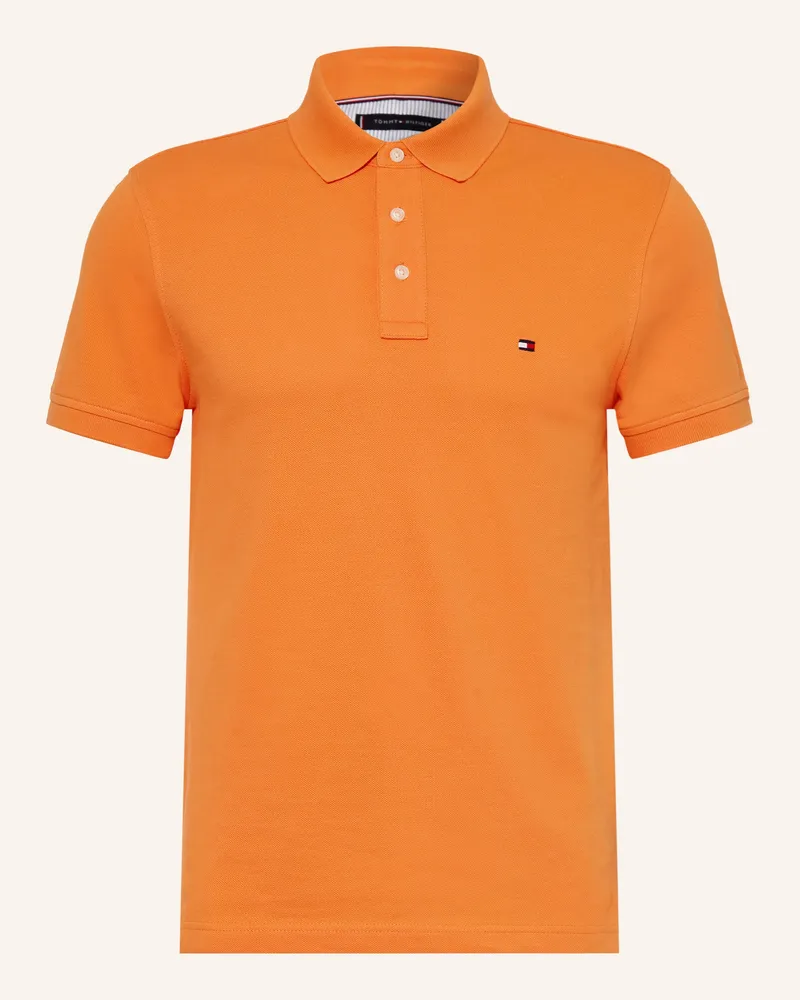 Tommy Hilfiger Piqué-Poloshirt Slim Fit orange Orange