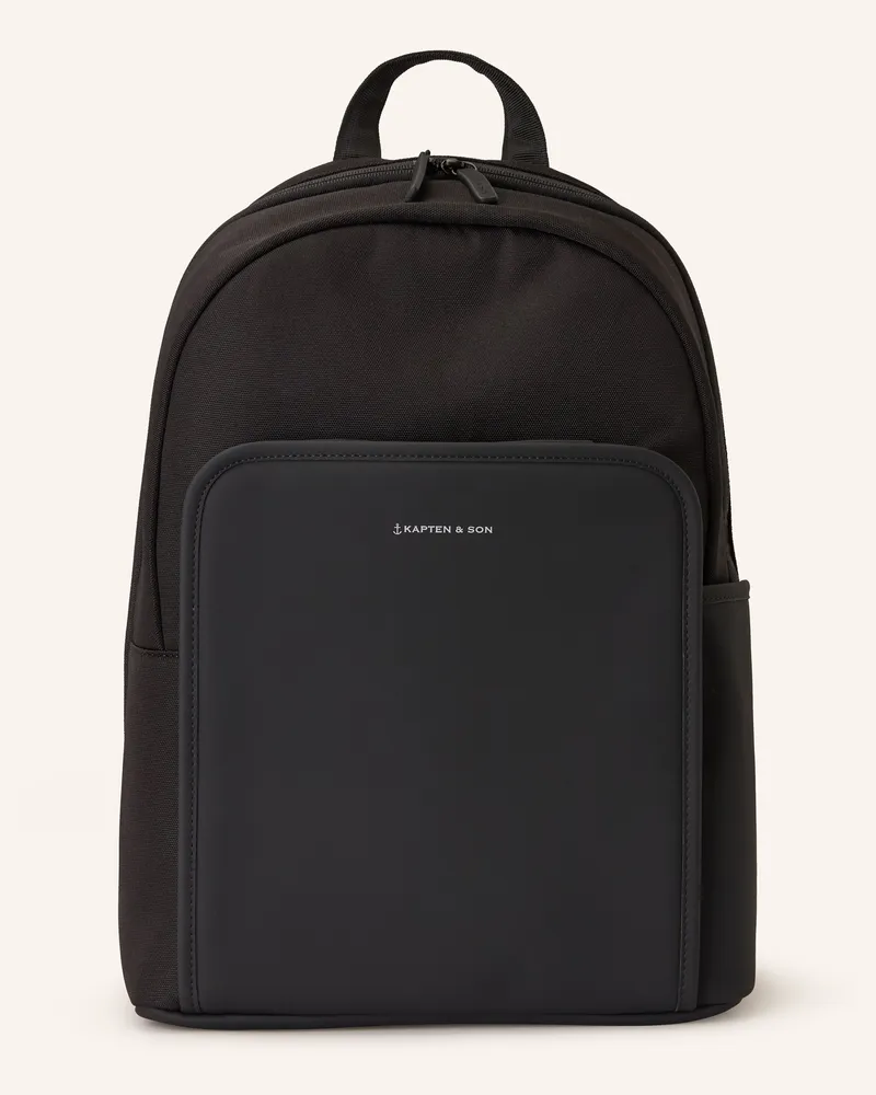 Kapten & Son Rucksack Aalborg schwarz Schwarz