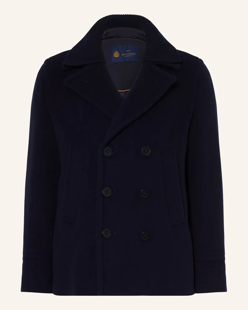 Paul & Shark Cabanjacke Mit Abnehmbarem Kragen blau Dunkelblau