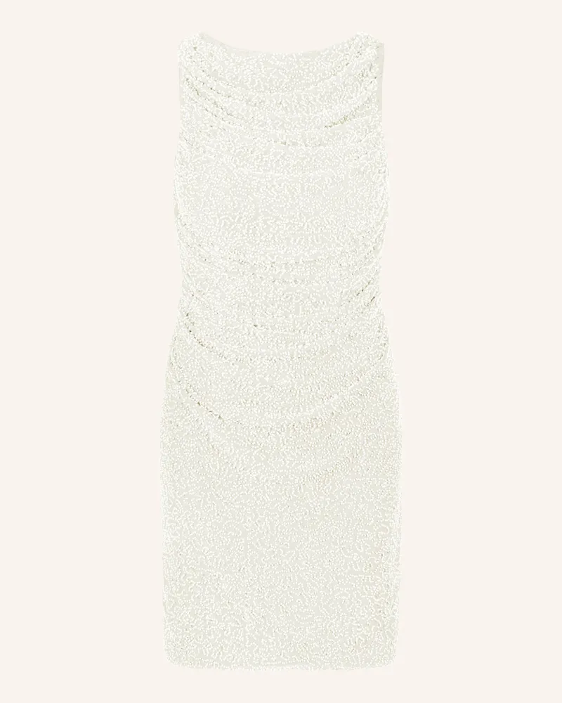 Apart Perlenbesticktes Abendkleid Creme