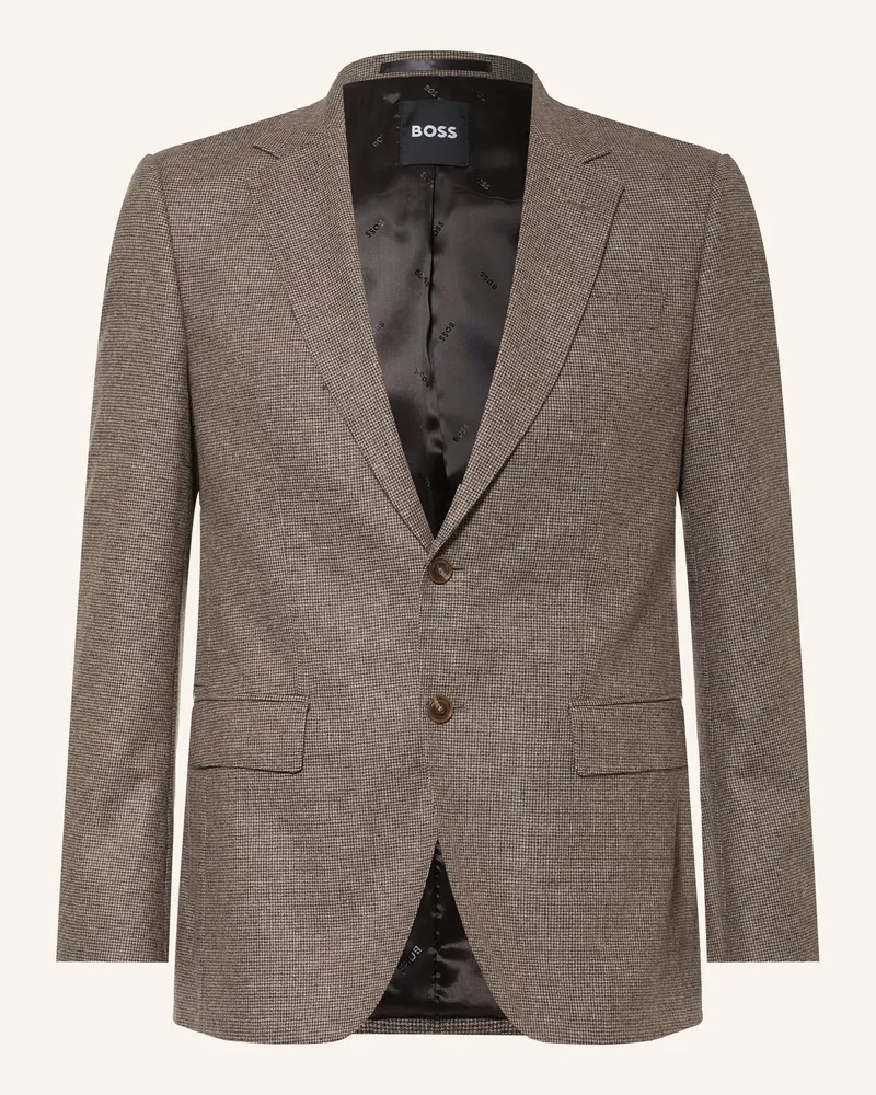 HUGO BOSS Anzugsakko Huge Slim Fit braun 209