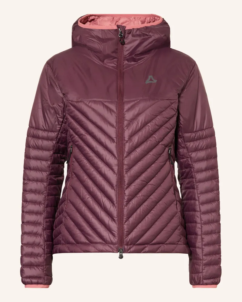 Schöffel Daunenjacke Cascata rot Dunkelrot