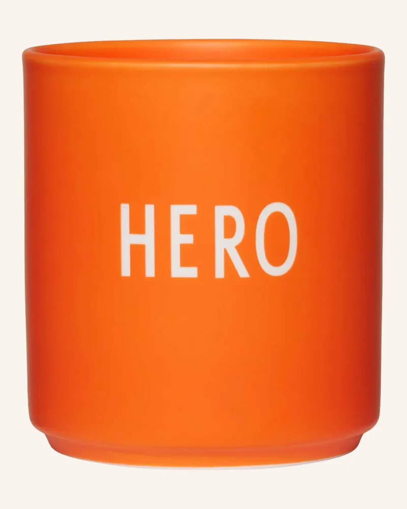 DESIGN LETTERS Becher orange Orange