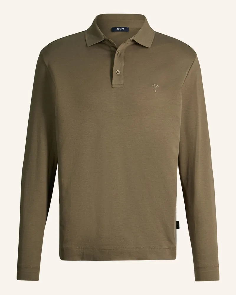 JOOP! Langarm-Poloshirt Modern Fit gruen Khaki