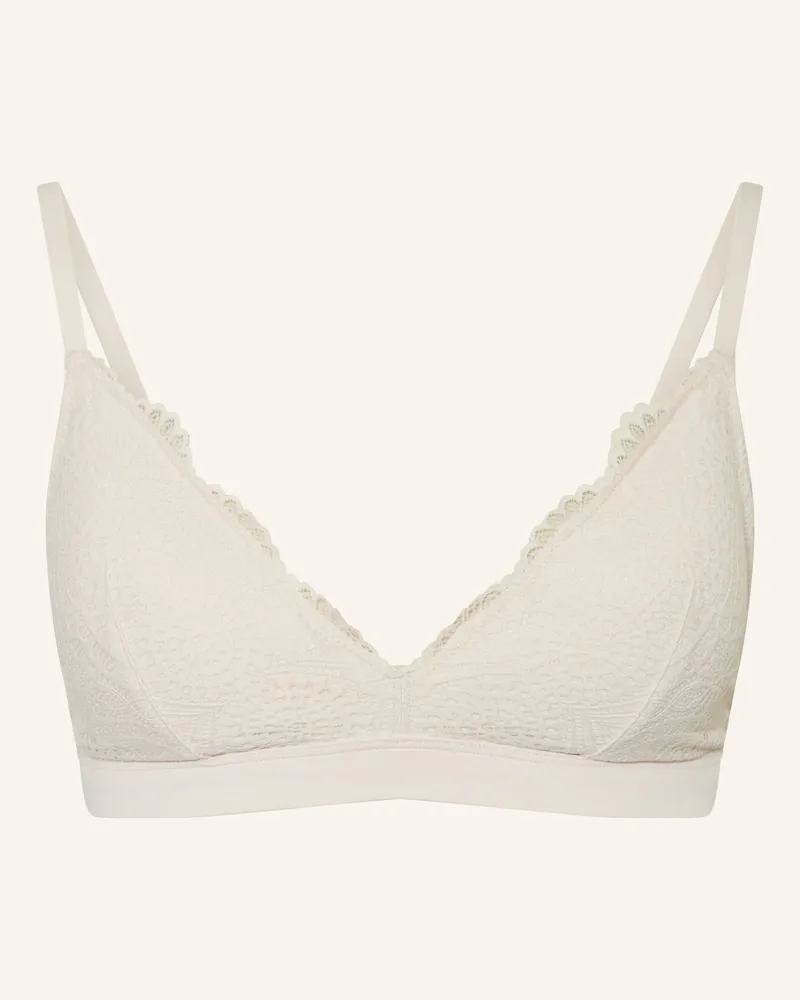 Skiny Triangel-Bh Micronaments weiss Creme