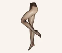 Feinstrumpfhose Neon braun