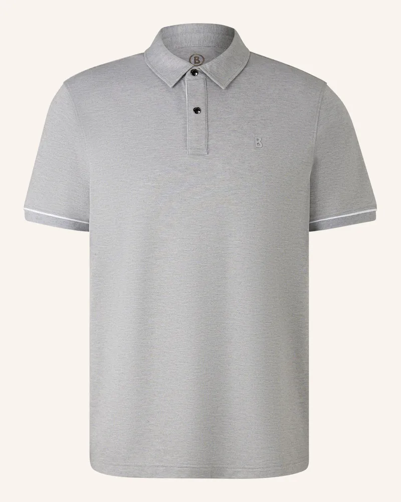 Bogner Piqué-Poloshirt TIMO Regular Fit Hellgrau