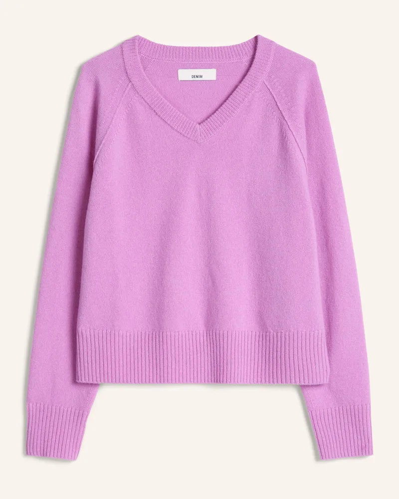Marc O'Polo V-Neck-Pullover lila Lila