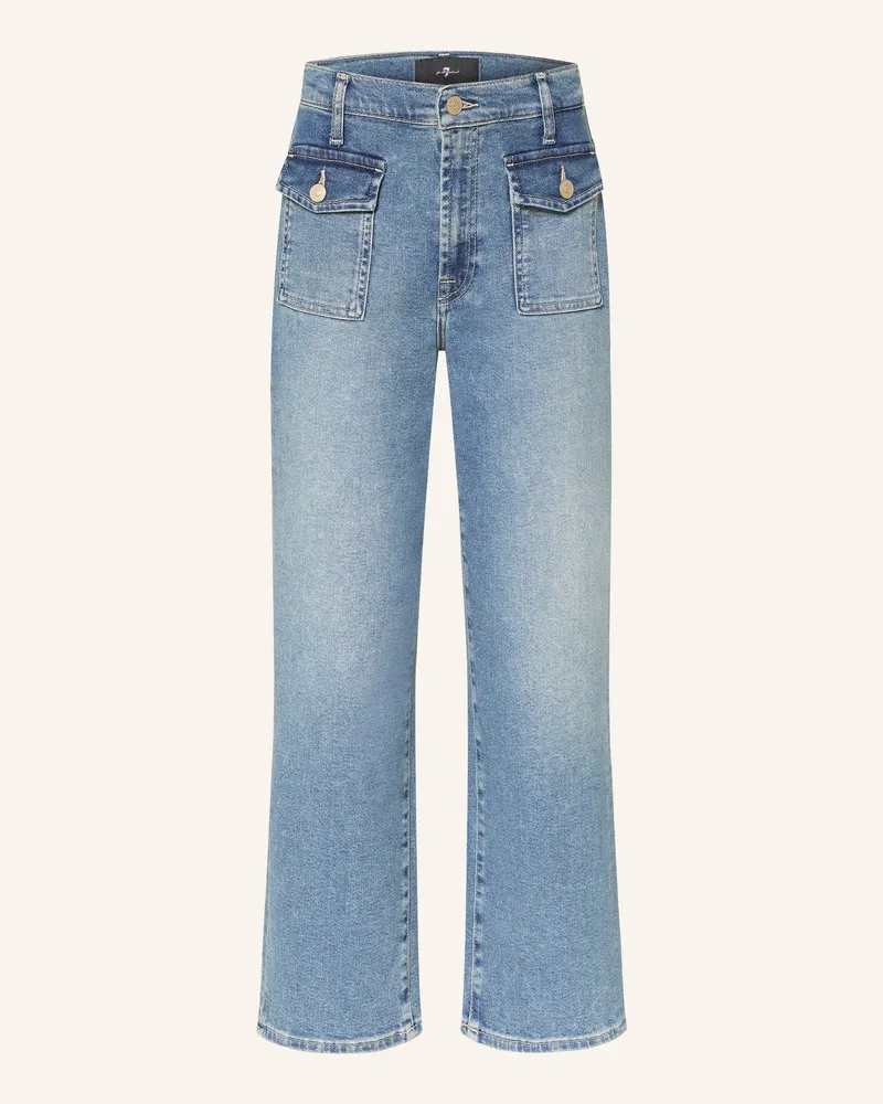 7 for all mankind Straight Jeans Stovepipe Vintage Straight Ankle blau 3nq