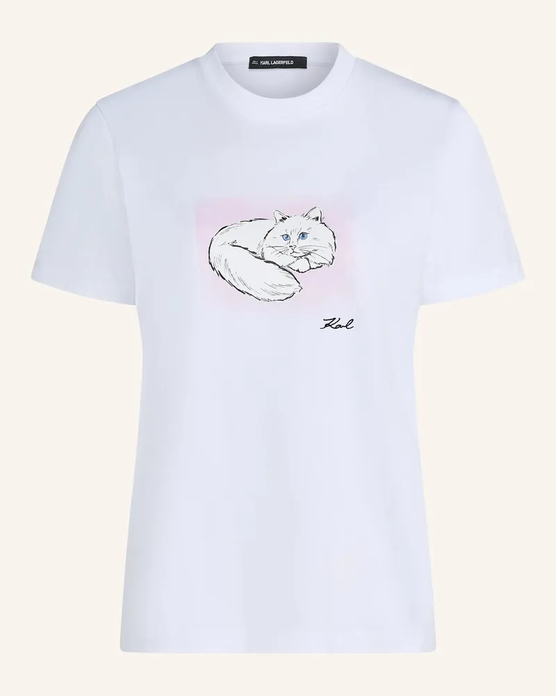 Karl Lagerfeld T-Shirt weiss Weiss