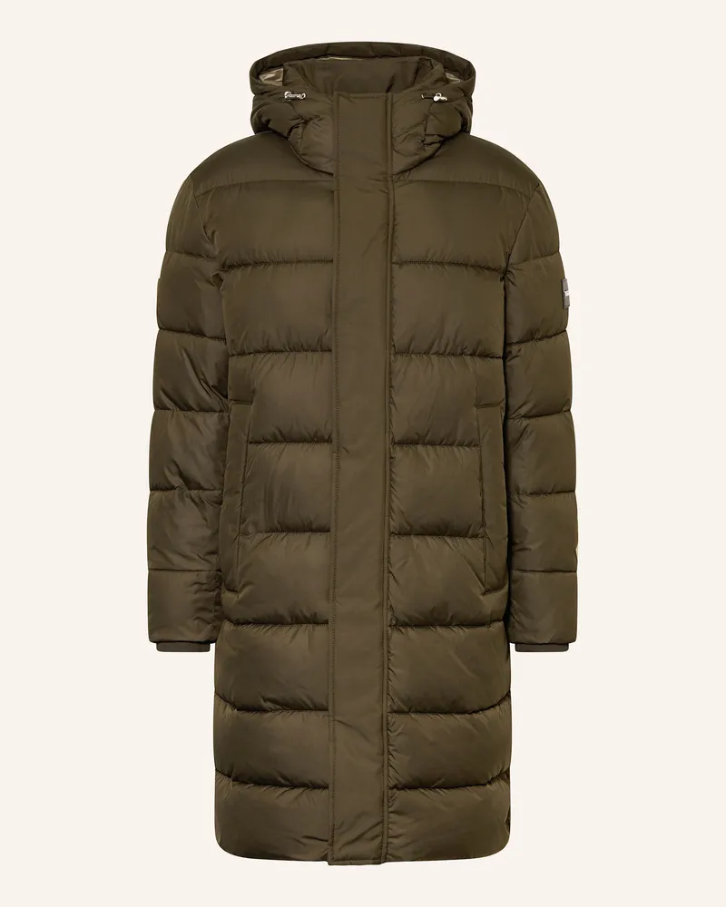 HUGO BOSS Steppmantel CENUTO Dunkelgrün