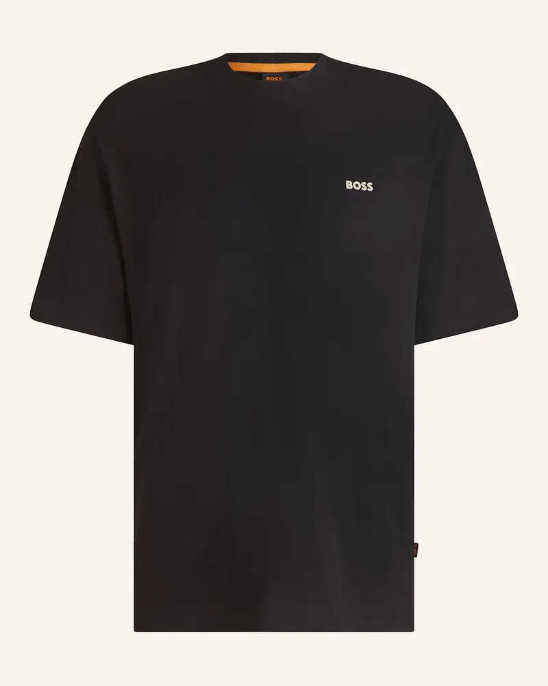 HUGO BOSS T-Shirt SURFACESHORT Schwarz