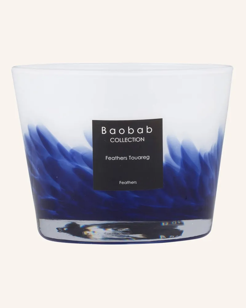 Baobab Collection Duftkerze Feathers Touareg blau Weiss