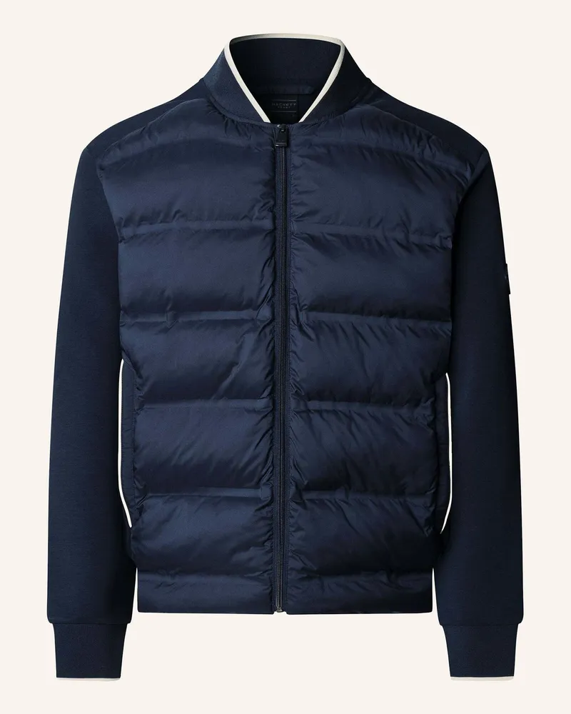 Hackett Hoodiejacke Hs Quilt Bomber Fz blau Dunkelblau