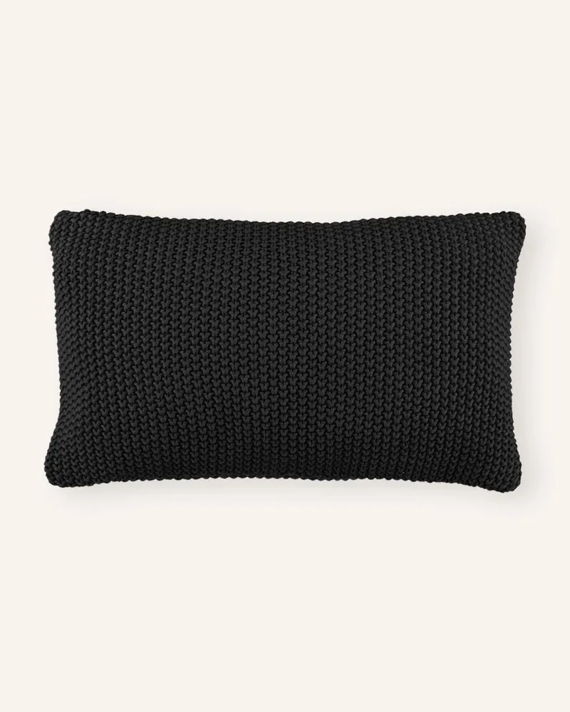 Marc O'Polo Dekokissen Nordic Knit schwarz Schwarz