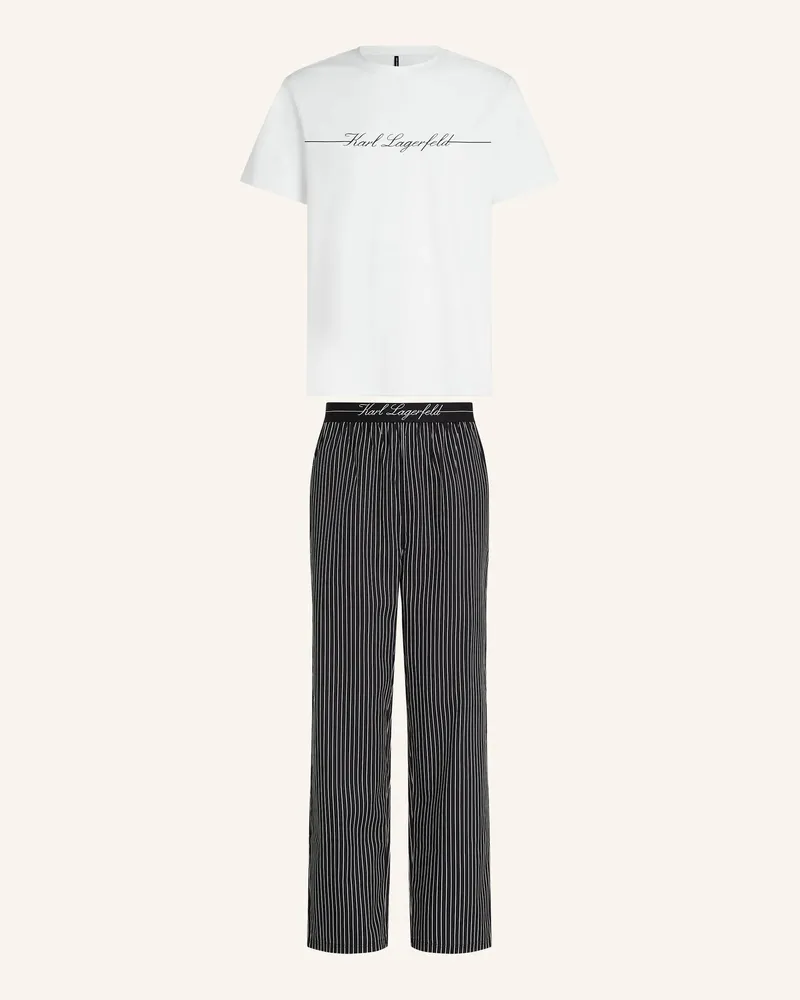 Karl Lagerfeld Nachtwäsche schwarz Schwarz